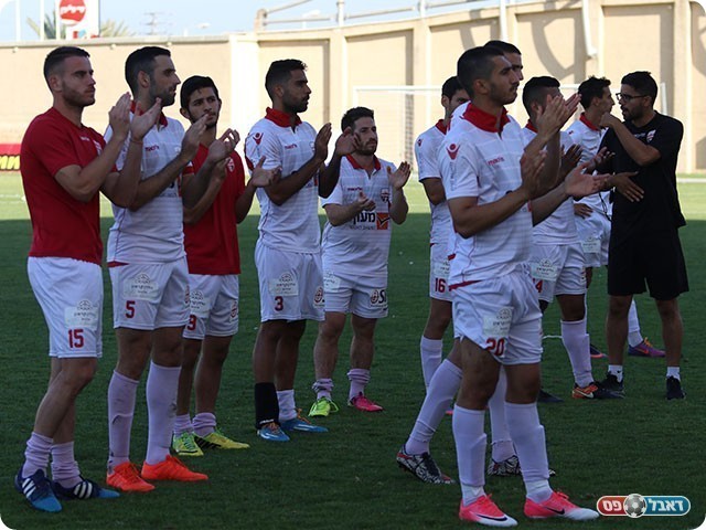 שחקני "רובי שפירא" בסיום (עודד חסין)